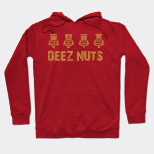 deez nuts retro brown Hoodie